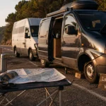 location van aménagé espagne : van compact et fourgon