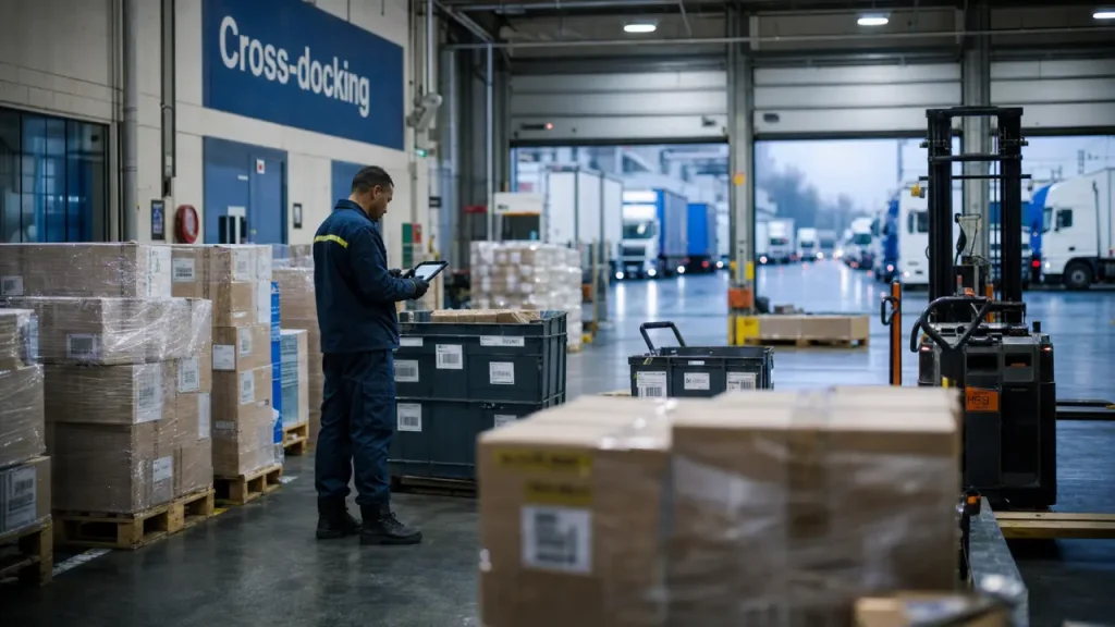 Plateforme logistique : cross-docking et WMS en entrepôt moderne
