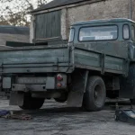 Camions Bedford : camion Bedford TK utilitaire, vue arrière