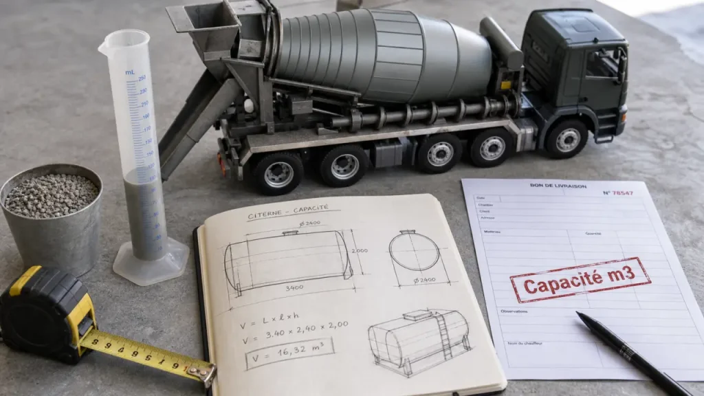 Camions toupie : transport 2 heures et 10 m3
