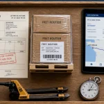 Photo fret routier : groupage et messagerie sans payer le vide