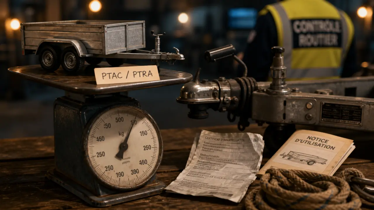 Poids des remorques : PTAC PTRA, calcul et surcharge