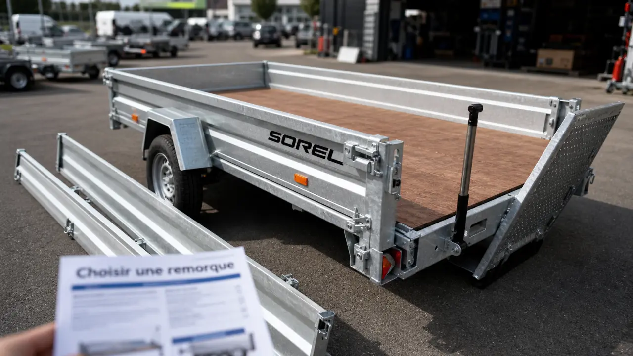 Remorques Sorel chez un revendeur agréé : remorque utilitaire