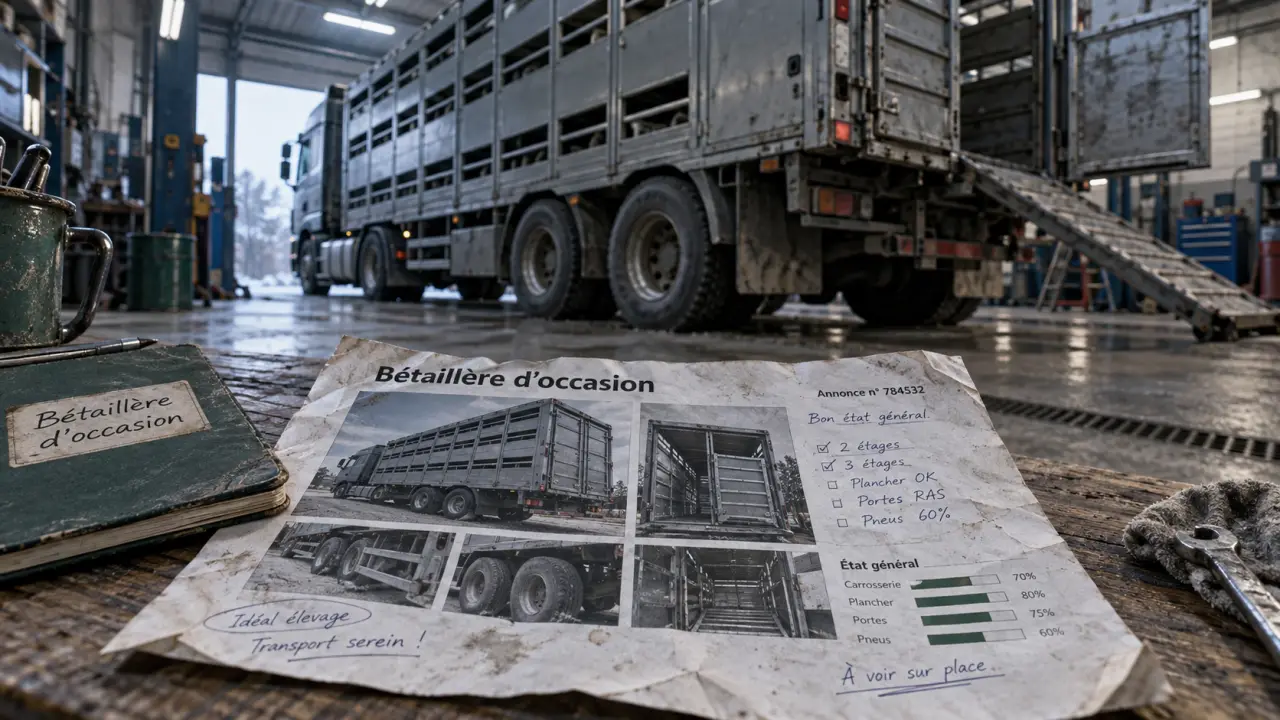 Camions bétaillères d’occasion : 3 étages ou 4x2, atelier