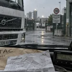 Interdiction poids lourds aujourd’hui : poids lourd contrôlé avant le départ