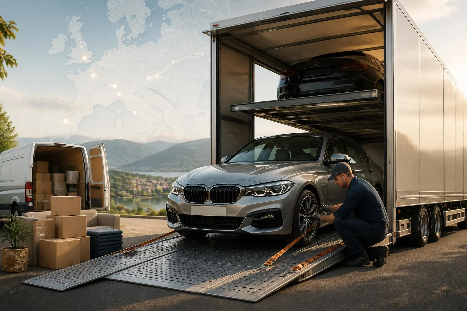 Transport voiture déménagement : convoyage ou camion porte-voiture ?