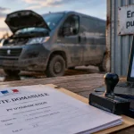 Vente utilitaire domaine public pour particulier : dossier enchères et fourgon