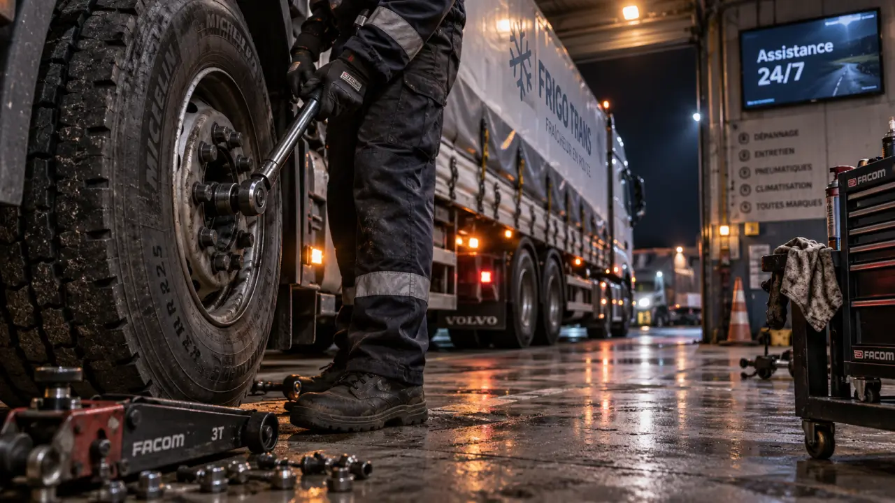 Euromaster poids lourds : assistance 24/7 pneus et réparation camion