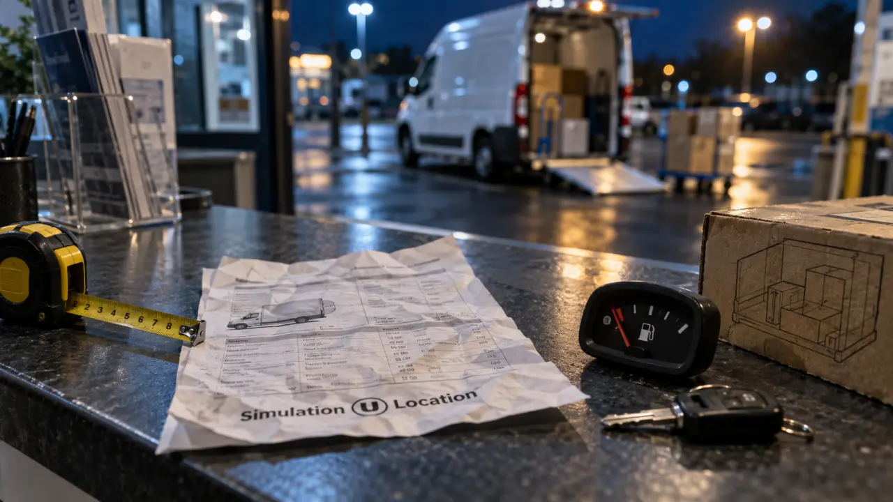 location super u tarif utilitaire : volume, kilométrage et restitution