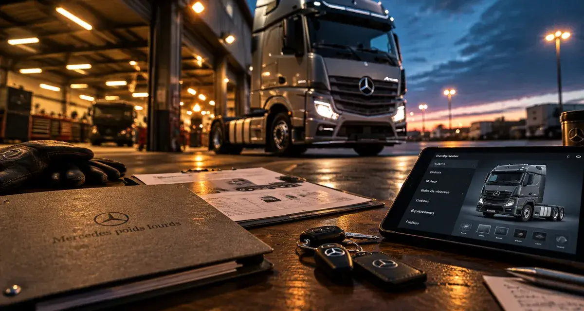 Mercedes poids lourds : camions, réseau et financement