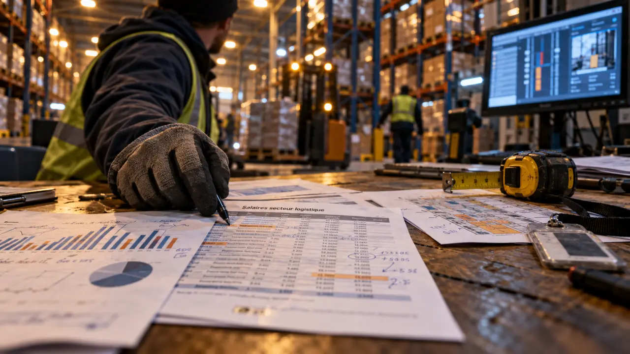 Salaire logistique et transport : écarts selon métier, expérience et responsabilités